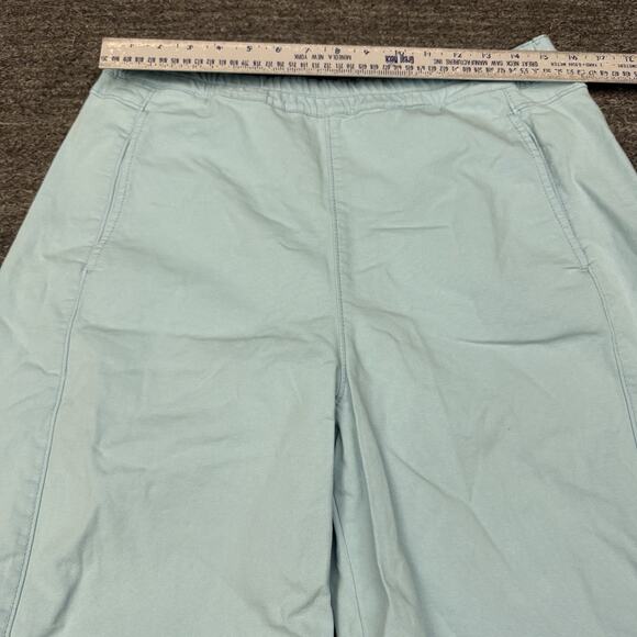 Anthropologie Pilcro Izzie Barrel Pants Women Medium Light Blue Relaxed Pull On - Picture 3 of 11